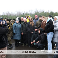 Торжественная церемония принятия новым пополнением Военной присяги 