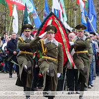 Представители Министерства обороны Беларуси приняли участие в акции, посвящённой 40-й годовщине аварии на Чернобыльской АЭС