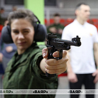 Соревнования по стрельбе «Грация и точность» среди военнослужащих-женщин 