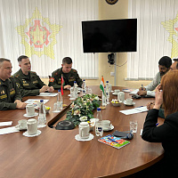 Meeting with the Military Attaché at the Embassy of the Republic of India in the Russian Federation and the Republic of Belarus (Concurrently)