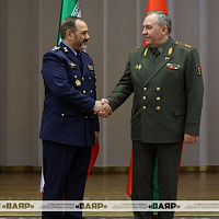 Встреча Министра обороны Беларуси с Министром обороны и поддержки Вооружённых Сил Ирана