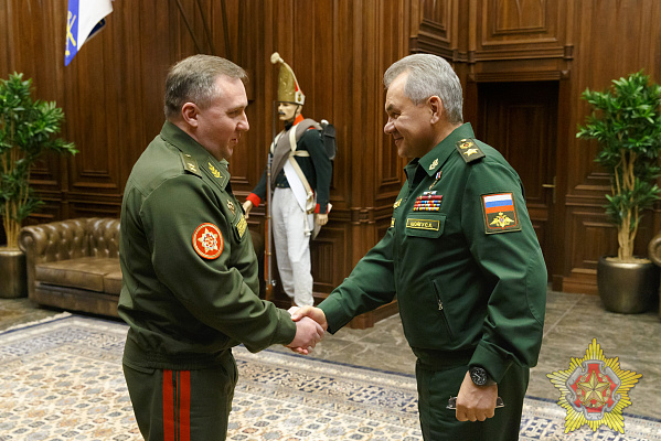 Состоялись переговоры глав оборонных ведомств Беларуси и России