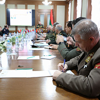 Брифинг о деятельности белорусского оборонного ведомства (видео)