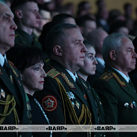  Торжественное собрание, посвящённое Дню защитников Отечества и Вооружённых Сил Республики Беларусь