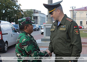 Индонезийская военная делегация прибыла с визитом в Республику Беларусь