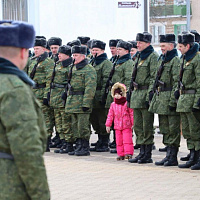 Присяга военнослужащих, призванных в состав территориальных войск Клецкого района