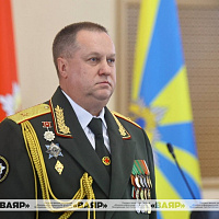 Министр обороны Беларуси представил личному составу офицеров, назначенных на новые должности