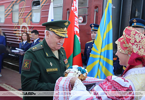У Баранавічах урачыста сустрэлі маштабную акцыю «Адзінства ў памяці. Сіла ў подзвігу!» 