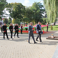 Патриотический автопробег «Символ единства» сегодня принимал Клецкий район