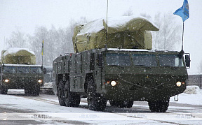 В Беларусь прибыли очередные батареи зенитных ракетных комплексов «Тор-М2»