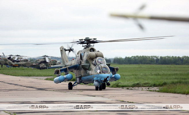 В Беларусь прибыли новые вертолёты Ми-35М