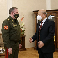 Обсуждены основные сферы двустороннего белорусско-китайского военного сотрудничества