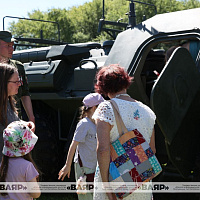 Военно-тематические площадки, посвящённые празднованию Дня Независимости Республики Беларусь 
