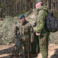 Активная фаза учения с 120-й отдельной гвардейской механизированной бригадой