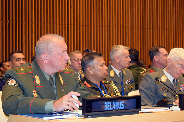Начальник Генерального штаба Вооруженных Сил Беларуси выступил на конференции ООН в Нью-Йорке