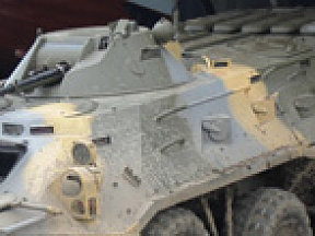 Погрузка на малый десантный корабль на воздушной подушке «Мордовия»