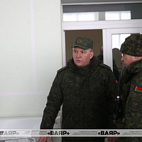Министр обороны Беларуси в Гродненском гарнизоне 