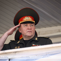 Торжественная церемония выпуска офицеров в Военной академии Беларуси