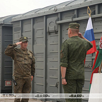 В Беларусь прибыл первый эшелон с российскими военнослужащими для участия в ССУ «Запад-2025»
