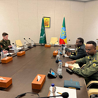Commander of the Air Force and Air Defence Major General Andrei Lukyanovich Visits the Capital of Ethiopia