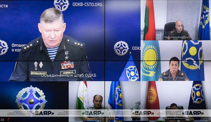 Состоялся брифинг начальника Объединенного штаба Организации Договора о коллективной безопасности