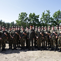 Военнослужащие нового пополнения принесли Военную присягу