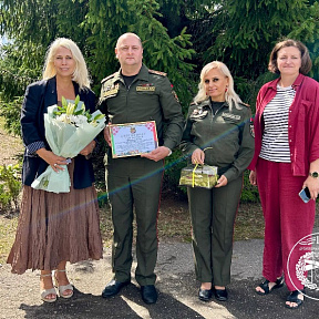 Военнослужащие 111 абр посетили Каменецкий районный социально-педагогический центр