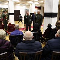 Церемония прощания с генерал-полковником в отставке Валерием Сергеевичем Соколовым