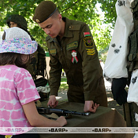 Военно-тематические площадки, посвящённые празднованию Дня Независимости Республики Беларусь 