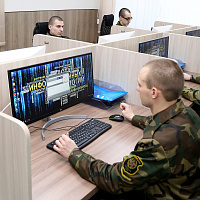 Открытие компьютерной аудитории роты информационных технологий