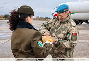 Беларускія ваеннаслужачыя, якія прымалі ўдзел у вучэннях АДКБ, вярнуліся ў Беларусь