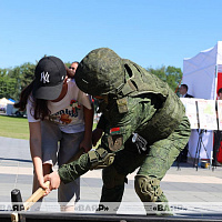 Военно-тематические площадки, посвящённые празднованию Дня Независимости Республики Беларусь 