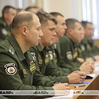 Министр обороны Беларуси провёл лекцию на факультете Генерального штаба Вооружённых Сил 