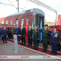 У Баранавічах урачыста сустрэлі маштабную акцыю «Адзінства ў памяці. Сіла ў подзвігу!» 