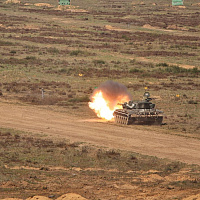 Финальная фаза бригадного тактического учения в рамках проверки боевой готовности Вооруженных Сил