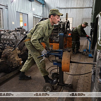 Продолжается командно-штабное учение с органами военного управления и частями технического обеспечения
