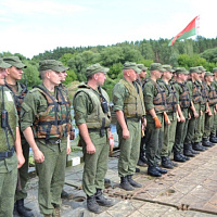 Проверка готовности сборной команды инженерных войск Вооруженных Сил к конкурсу «Открытая вода» «АрМИ-2022»
