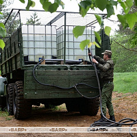 Продолжается учение с органами военного управления и подразделениями тылового обеспечения