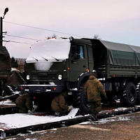 В Беларусь прибыл очередной эшелон с военной техникой, входящей в состав РГВ (С)