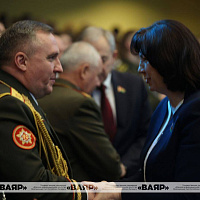  Торжественное собрание, посвящённое Дню защитников Отечества и Вооружённых Сил Республики Беларусь