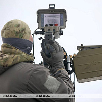 Демонстрация работы образцов вооружения по противодействию беспилотным летательным аппаратам