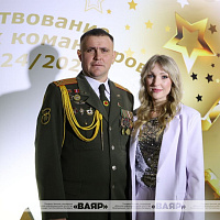 Торжественная церемония чествования командиров соединений и воинских частей