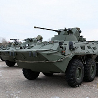 БТР-82А встал в строй 120 омбр (Видео)