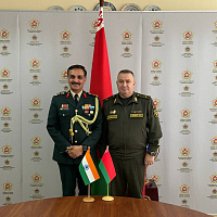 Meeting with the Military Attaché at the Embassy of the Republic of India in the Russian Federation and the Republic of Belarus (Concurrently)