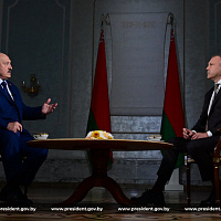 Александр Лукашенко дал интервью телеканалу «Россия»