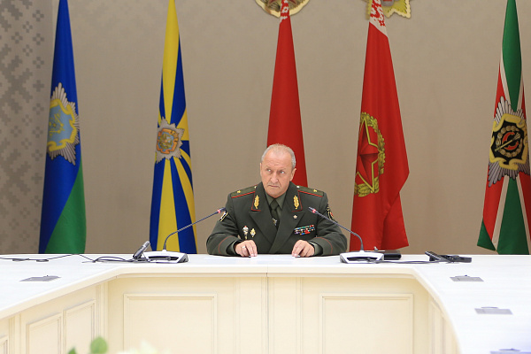 Брифинг начальника Генерального штаба Вооруженных Сил – первого заместителя Министра обороны Республики Беларусь 