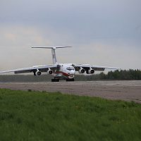 Белорусский военно-транспортный самолет доставил из Китая очередную партию гуманитарного груза