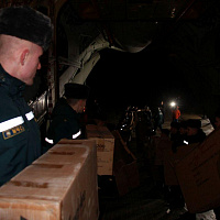 Гуманитарную помощь в Китай доставят военные лётчики
