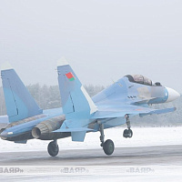 На один из белорусских аэродромов прибыла очередная партия Су-30СМ2