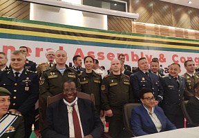 Белорусская делегация посещает 79-ю Генеральную Ассамблею и Конгресс Международного совета военного спорта